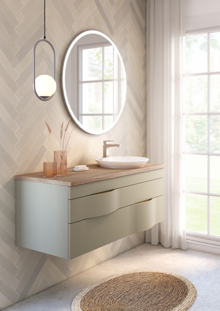 Meuble vasque Illusion, DECOTEC