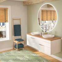 Thumbnail of http://Mattweißer%20Illusion%20Badezimmerschrank%20-DECOTEC