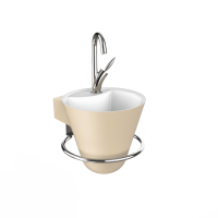 Thumbnail of http://Lave-mains%20Cône%20beige%20mat%20-%20DECOTEC