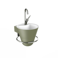 Thumbnail of http://Lave-mains%20Cône%20fougère%20mat%20-%20DECOTEC