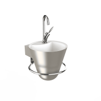 Thumbnail of http://Lave-mains%20Cône%20titane%20mat%20-%20%20DECOTEC