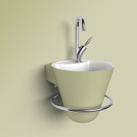 Thumbnail of http://Lave%20mains%20Cône%20couleur%20sauge%20-%20DECOTEC