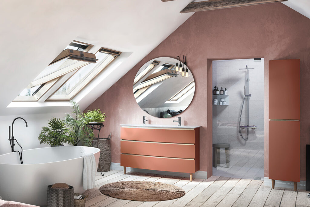 Bel Ami Waschtischunterschrank und Säule von DECOTEC