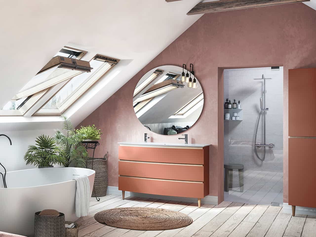 Bel Ami Waschtischunterschrank und Säule von DECOTEC