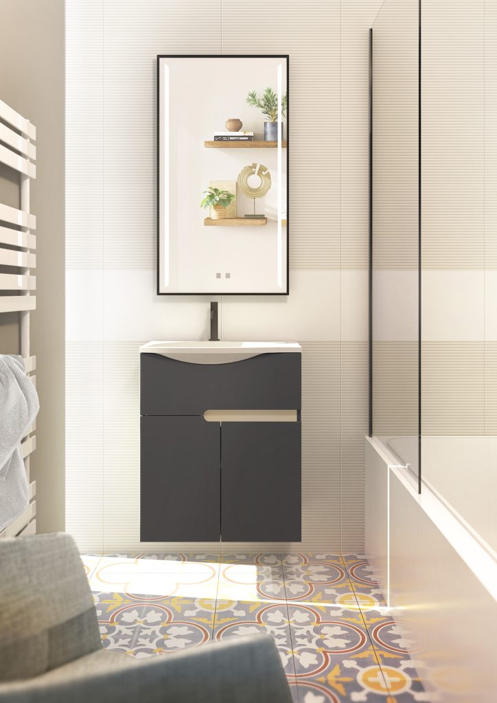 Egérie XS Waschtischunterschrank, anthrazit