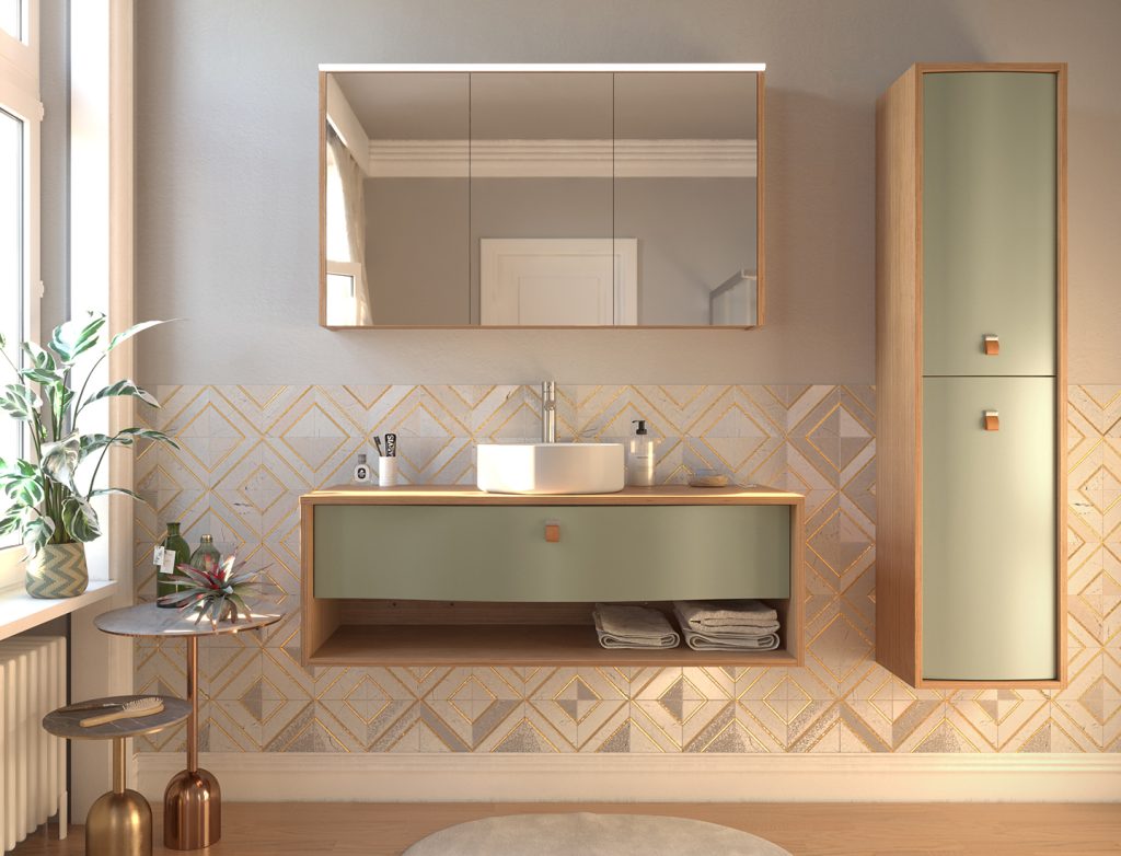 Havannafarn Waschbeckenunterschrank, 120 cm