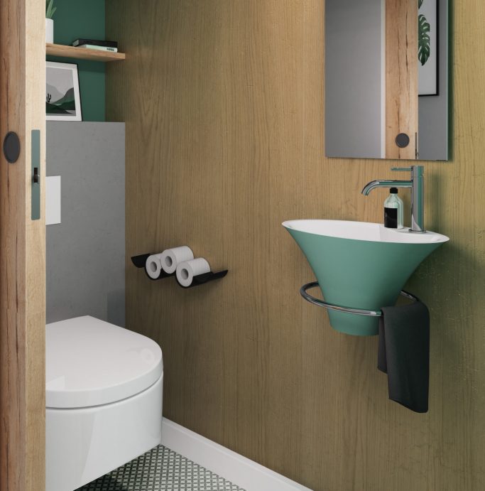 Iris Océan mat – fond wood – Copie