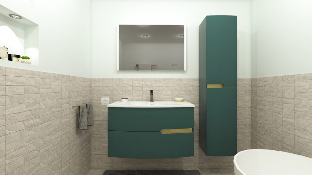 Spiegel Egerie Tundra matt L90