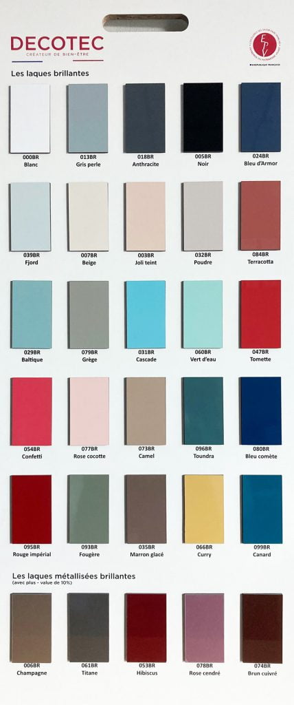 Colorama plaquettes bois Plaquettes nuancier bois