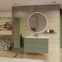 Thumbnail of http://Bento%20L120%20Fougere%20mat%20-%203T%20poignees%20Flap%20Chene%20massif%20-%20plan%20vasque%20Stellaris%20-%20Pieds%20Chene%20H15%20-%20miroir%20LED%20First%20rond%20Dore