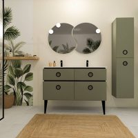 Thumbnail of http://Jolie%20Mome%20L121%20Fougere%20-%20miroirs%20Les%20Inseparables%20Ø70%20-%20Colonne%20H162