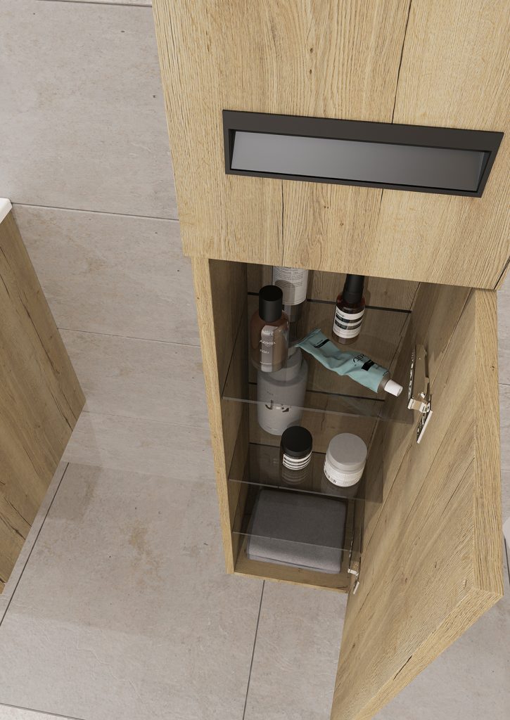 Armoire de salle de bain Vibrato par DECOTEC