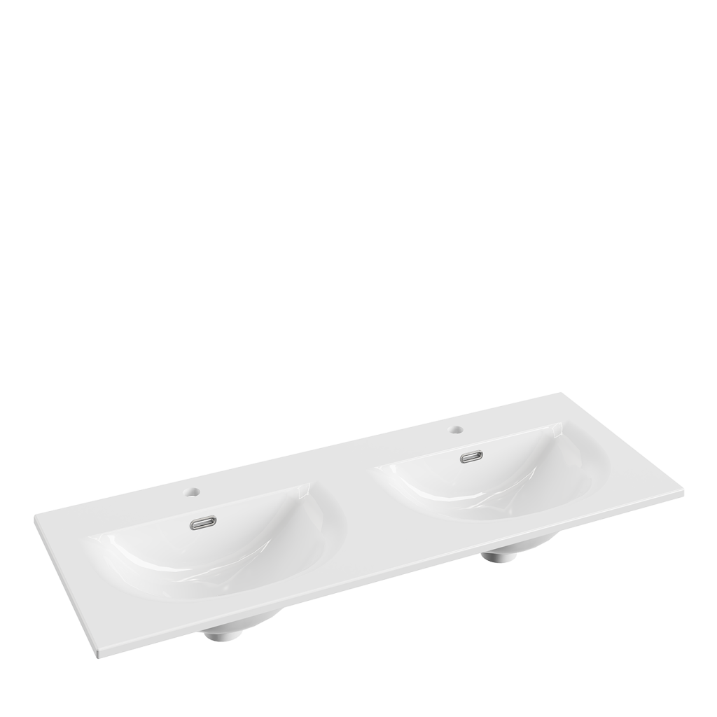 Plan double vasque Stellaris L120