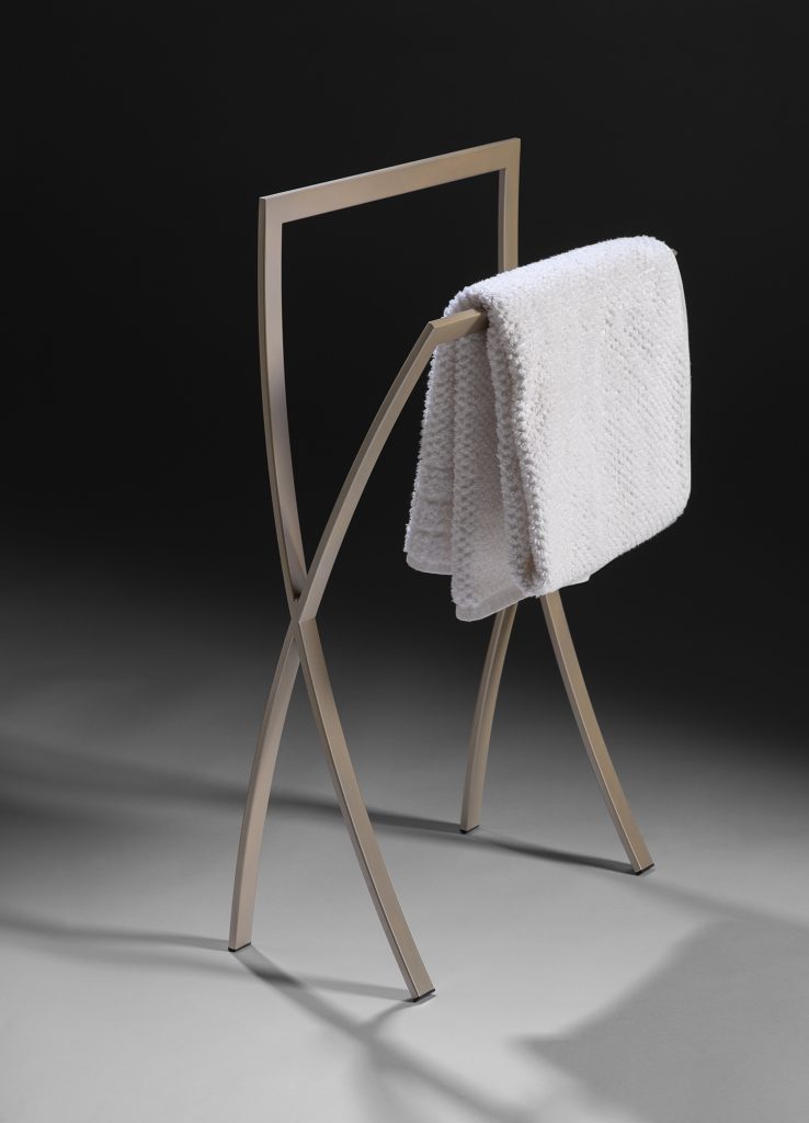 Porte-serviettes Mistral par DECOTEC, nacre