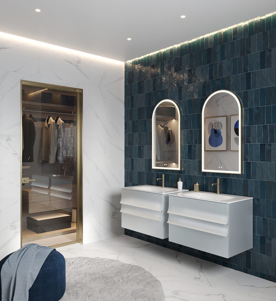 Meuble vasque Pagode, par